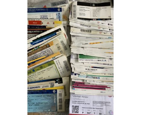 Tottenham Football Ticket Collection: The majority away from the last 10 years including European with occasional Spurs match