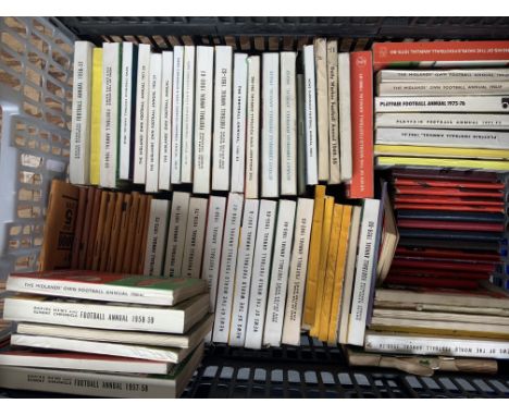 Pocket Size Football Annuals: Mainly 50s and 60s to include News Of The World Wee Red Book Post Football Guide Midlands Own S