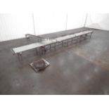 40 ft Product Conveyor w Overhead Pack-off Station  - RIGGING AND HANDLING FEES: $180
