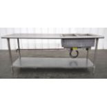 Atlas Metal WIH-D-2 Drop In Steam Table 2 Pan Slot  - RIGGING AND HANDLING FEES: $120