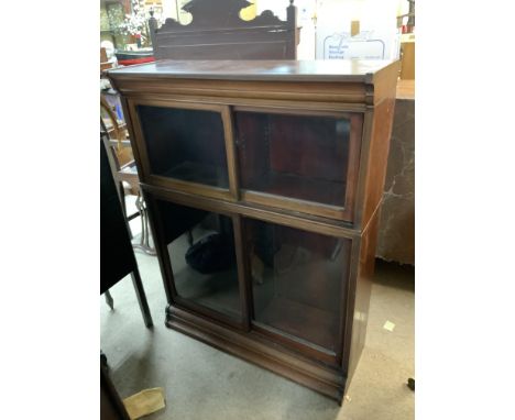 A Globe Wernick style bookcase. 124cm x 94cm.
