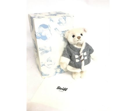 A boxed Steiff limited edition Duffle bear with Certificate , postage category C