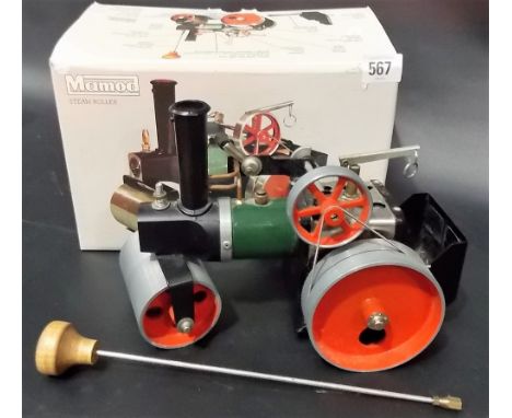 Mamod steam roller within original box.