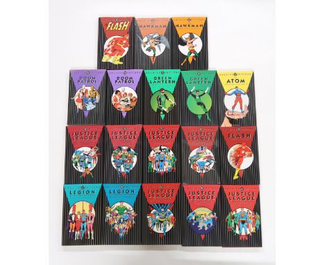 A collection of DC Archive Editions comprising; The Hawkman 1-2, The Atom 2, The Green Lantern 1-2, The Flash 1-2, Doom Patro