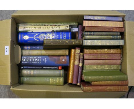 Classic literature, authors to include R. L. Stevenson, John Ruskin, Victor Hugo, John Keats, Percy Shelley, Honore de Balzac