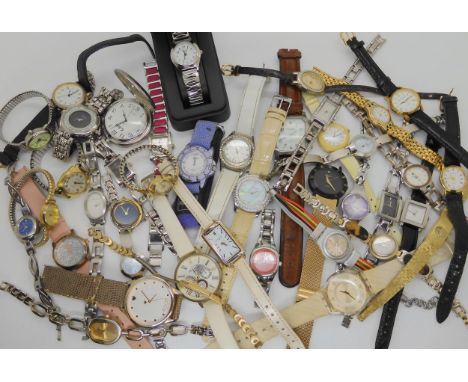 Two Swatch watches, two Fosil watches, a Smiths Imperial ladies vintage watch and a collection of fashion watches Condition R