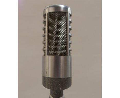 A vintage ribbon microphone and stand Condition Report:Available upon request