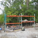 (2) section pallet racking consisting of 3 u