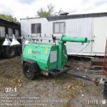 Terex model AL406D1-S-4MH light tower trailer