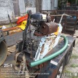 Target PAC IV concrete saw with Honda engine