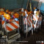 A-frame barricade signs