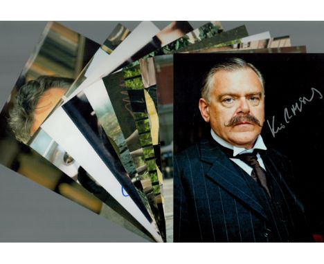 TV/Film collection 10, signed 10x8 inch colour photos some good names includes Anthony Head, Terence Howard, Timothy Hutton, 