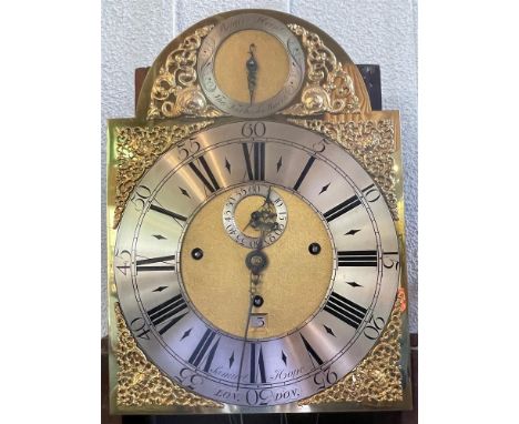 AN 8-DAY LONGCASE CLOCK WITH MUSICAL MOVEMENT  the 12' brass dial signed 'Samuel Hope London' to the silvered chapter ring, w