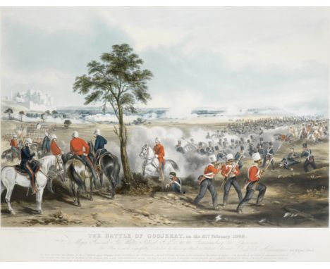 Eight prints depicting incidents from the battles of the Anglo-Sikh Wars J. Harris, After H. Martens, Published by Rudolph Ac