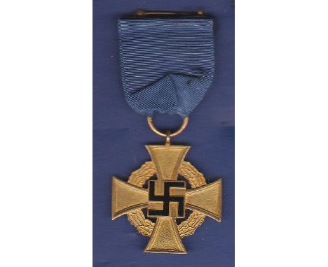 WWII German Faithful Service medal for 40 years service (First class, gilt)