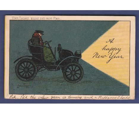 Artist Thackeray The light that did not fail series 1797 used 1904 Tucks