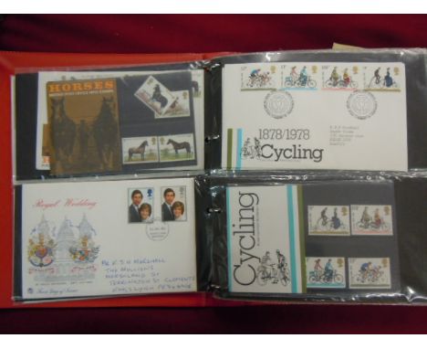Great Britain - 1970-1980 Collection of Royal Mail First Day Covers, presentation Packs and miniature sheets 1966-1981 some d
