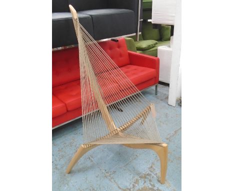 HARP STYLE CHAIR, as originally designed by Jorgen Hovelskov. 85x100x134