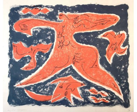 André Masson (1896-1987): Untitled lithograph, signed & numbered 9/30