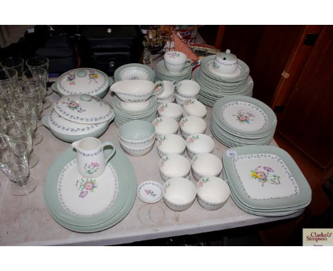A collection of Copeland Spode dinnerware