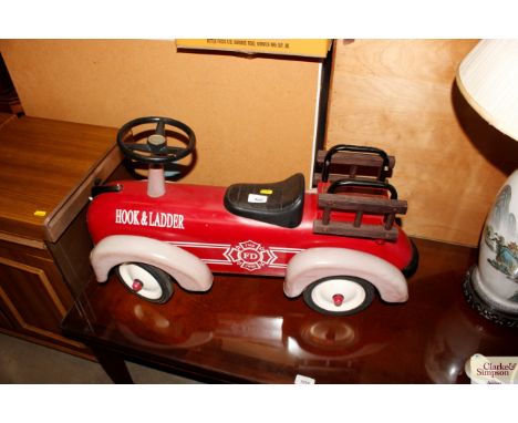 A Hook and Ladder Fire Engine