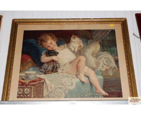 A Pears print "Playmates"