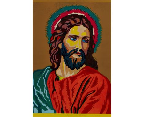 § EDUARDO PAOLOZZI K.B.E., R.A., H.R.S.A. (SCOTTISH 1924-2005) JESUS COLOUR BY NUMBERS, from Off-set lithograph, 1/350, signe