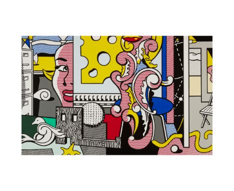 ROY LICHTENSTEIN (AMERICAN 1923-1997) GO FOR BAROQUE Off-set lithograph on gloss paper, signed in pencil, published by The So