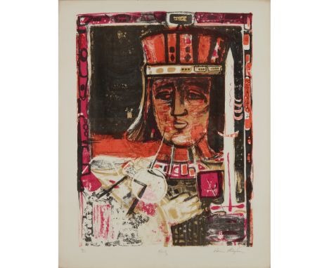 § SIR ROBIN PHILIPSON R.A., P.R.S.A., F.R.S.A., R.S.W., R.G.I., D.Litt., L.L.D. (SCOTTISH Lithograph, 4/25, signed, titled an