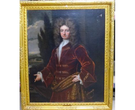 Circle of John Kerseboom, Portrait of John Whitfield of Canterbury (1626-1705); Portrait of Ann Whitfield of Canterbury (1630