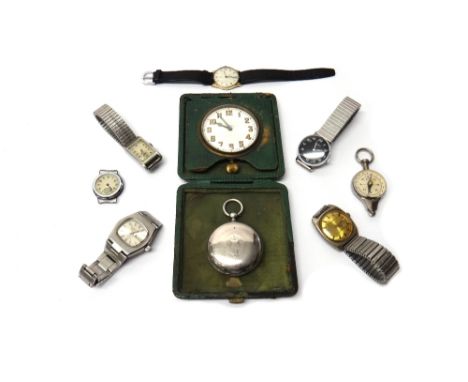 A gentleman's 9ct gold circular cased Tudor wristwatch, with a signed, jewelled lever movement, the signed silvered dial with