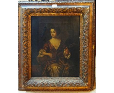After Sir Peter Lely, Portraits of the Duchess of Cleveland; Portrait of the Duchess of Portsmouth, a pair, oil on canvas, bo