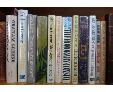 GREENE (Graham).  Travels with My Aunt.  First Edition. d/wrapper. 1969;  GREENE (Graham).  The Comedians.  d/wrapper. 1973; 