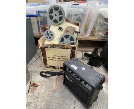 A THUNDERBIRD PROJECTOR AND A BURSWOOD AMPLIFIER 