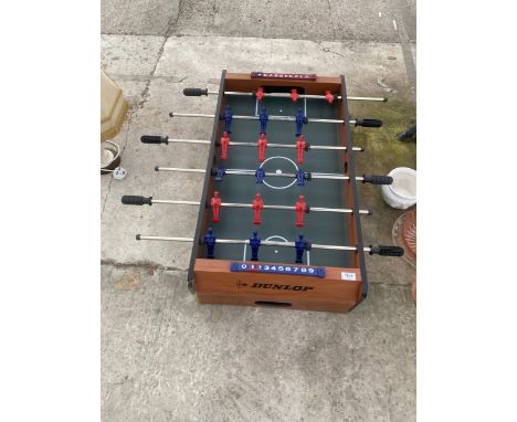 A TABLE TOP DUNLOP TABLE FOOTBALL GAME 