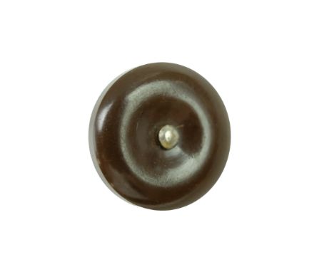 A Second World War British military escape and evasion concealable revolving shank magnetic compass