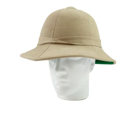 A 1942 British Army other rank's Wolseley Pattern tropical helmet
