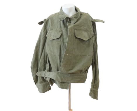 A 1944 labelled Denim Overall [ Battledress ] Blouse