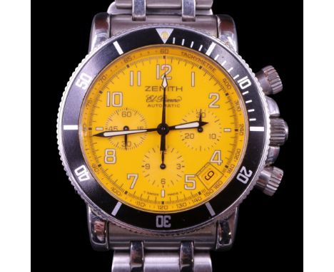 A Zenith El Primero automatic chronograph wristwatch, ref. 02.0471.400, having a Rainbow “Mango” face, boxed with papers and 