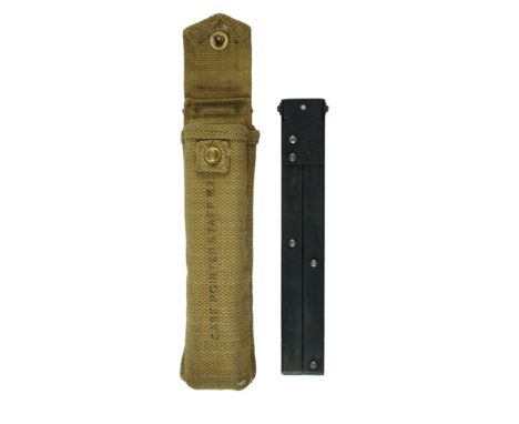 A 1940 British Army Mk 1 Pointer Staff and webbing pouch