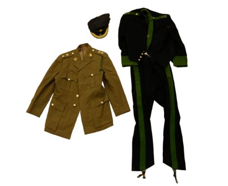 A post-War Royal Army Dental Corps officer's uniform and headgear group
