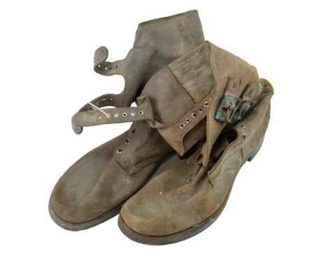 Second World War US Army double buckle Combat Boots