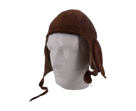 A Second World War Canadian RAF B-Type flying helmet