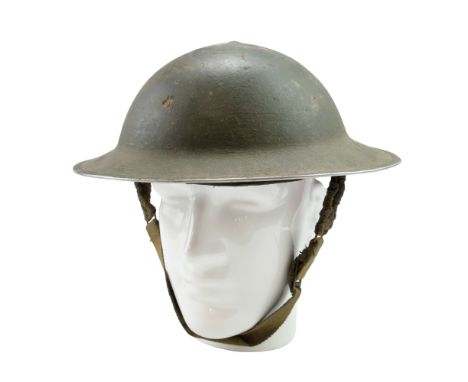 A Second World War South African Army steel helmet