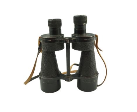 A 1941 dated set of British Army No 5 binoculars, (optics complete)