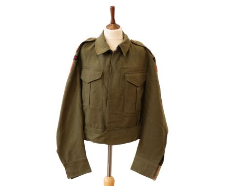 A Second World War Royal Artillery Anti-Aircraft Command officer's private purchase Battledress Blouse