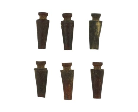 Three pairs of Second World War British Army issue earplugs