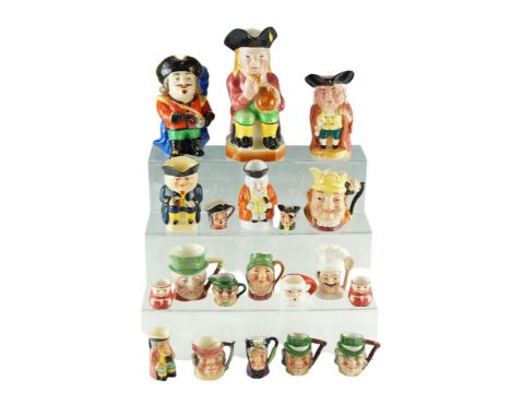 A Beswick Micawber and other character jugs, Beswick jug 8 cm