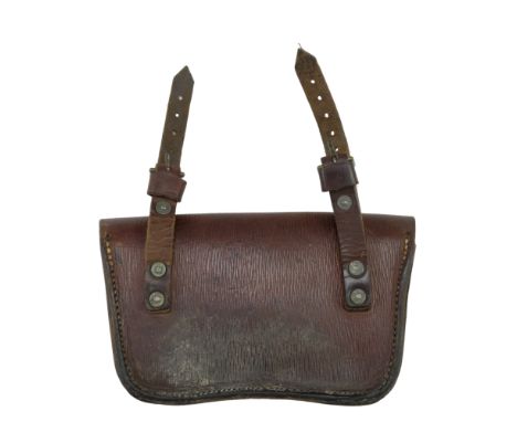 A Great War British Army 1918 leather magazine pouch for the SMLE rifle 20-round trench magazine