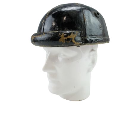 A Second World War Canadian Army tank crew helmet